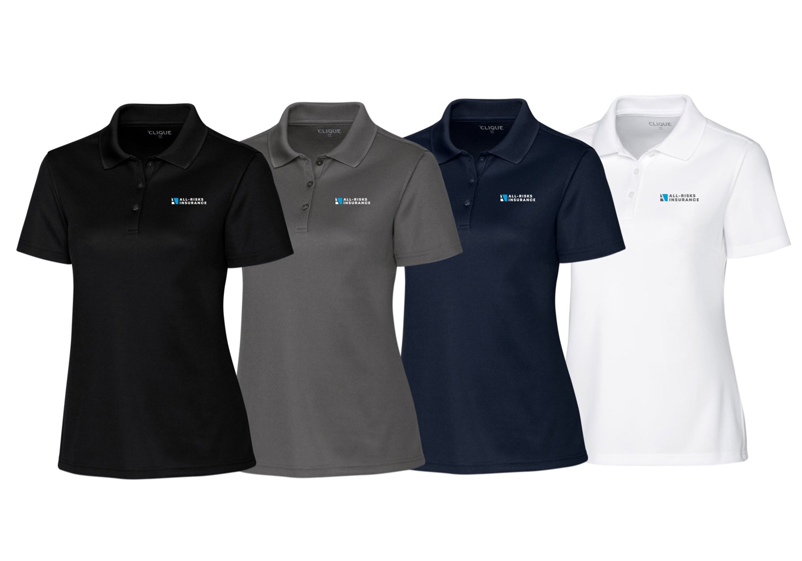 Women's Solid Pique Knit Polo